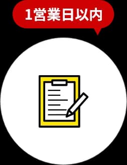 制作の流れ お見積り依頼 1営業日以内